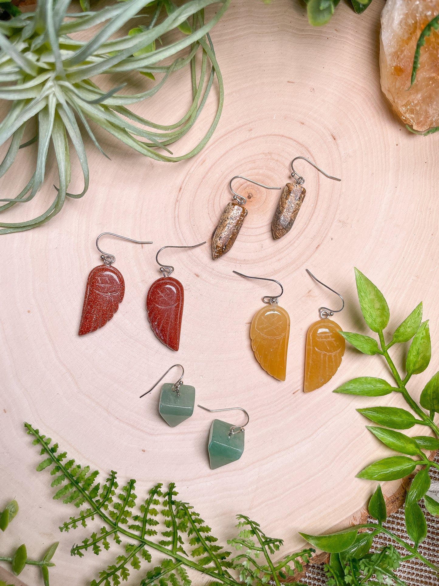 Intuitively Selected Crystal Earrings
