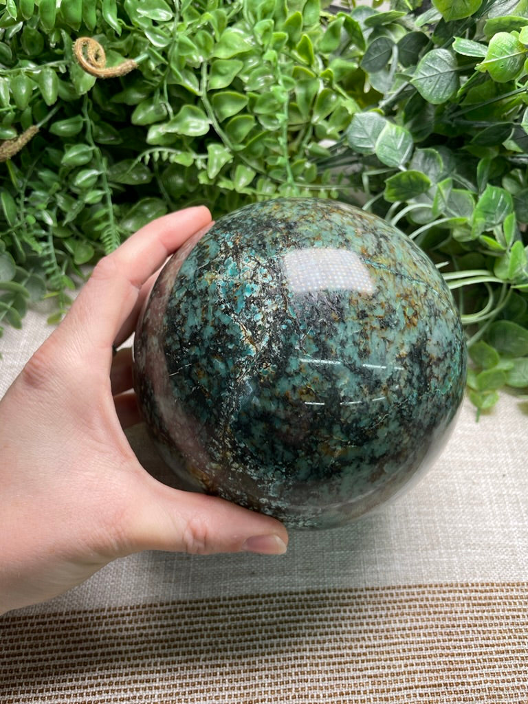 XL Chrysocolla Sphere