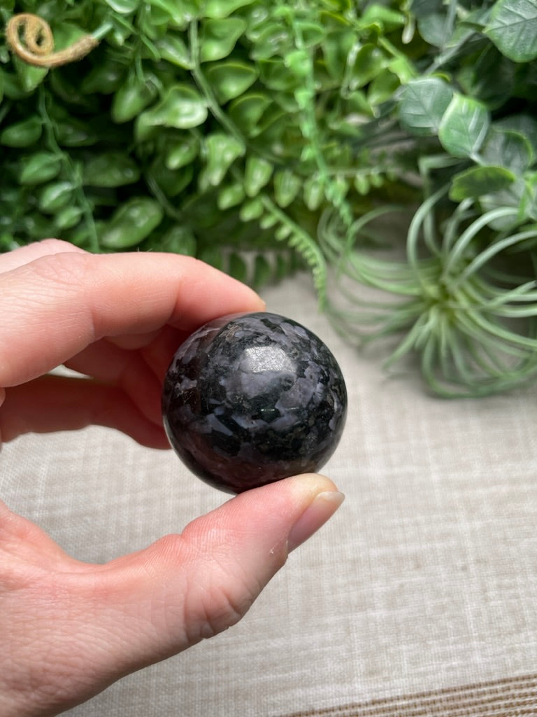 Indigo Gabbro Sphere