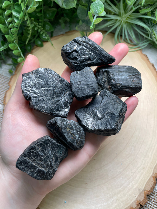 Black Tourmaline Raw Stone