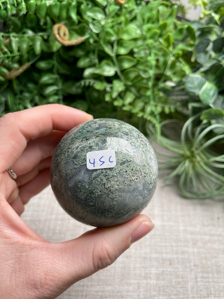 Moss Agate Sphere