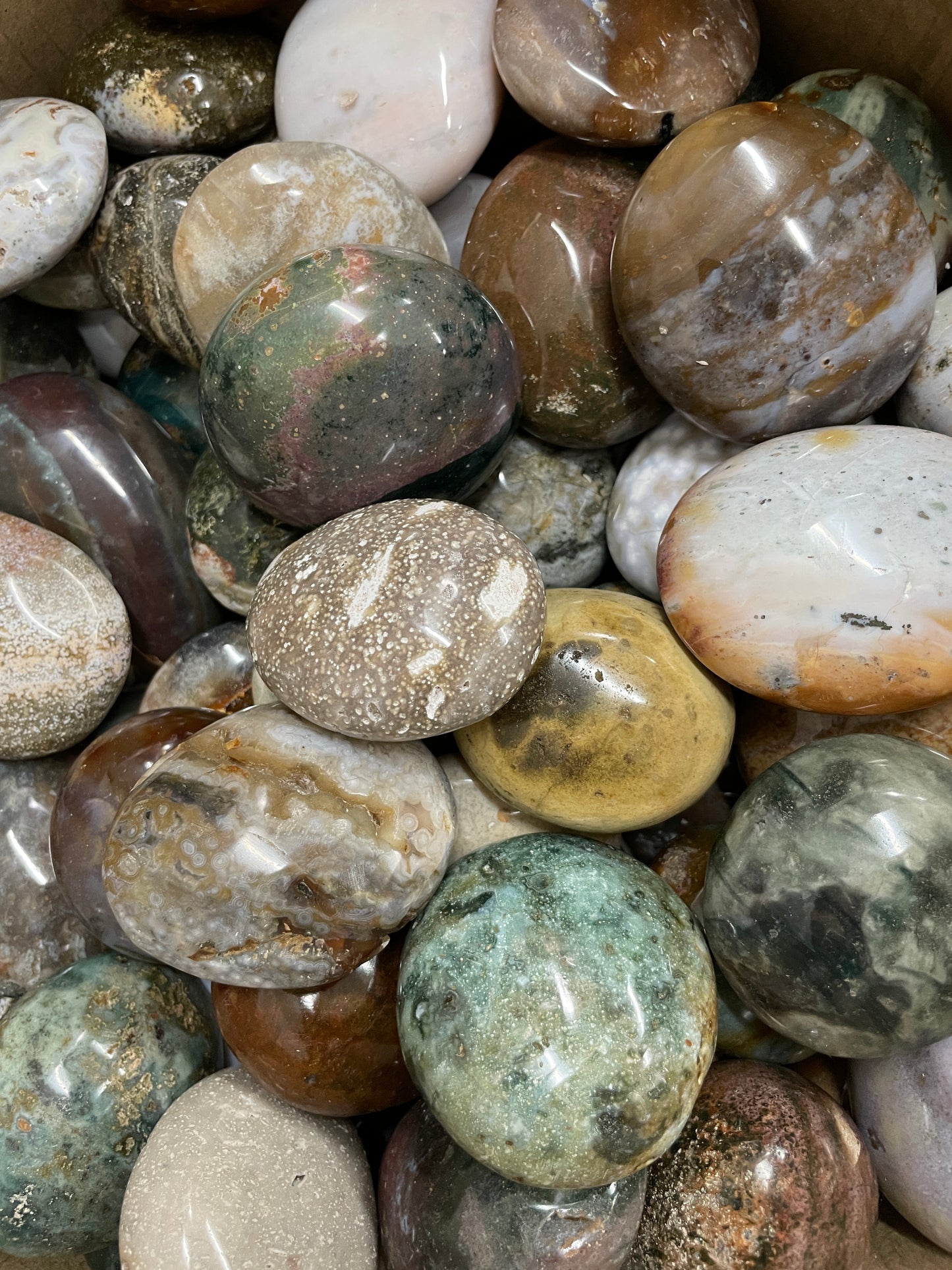 Ocean Jasper Palm Stone