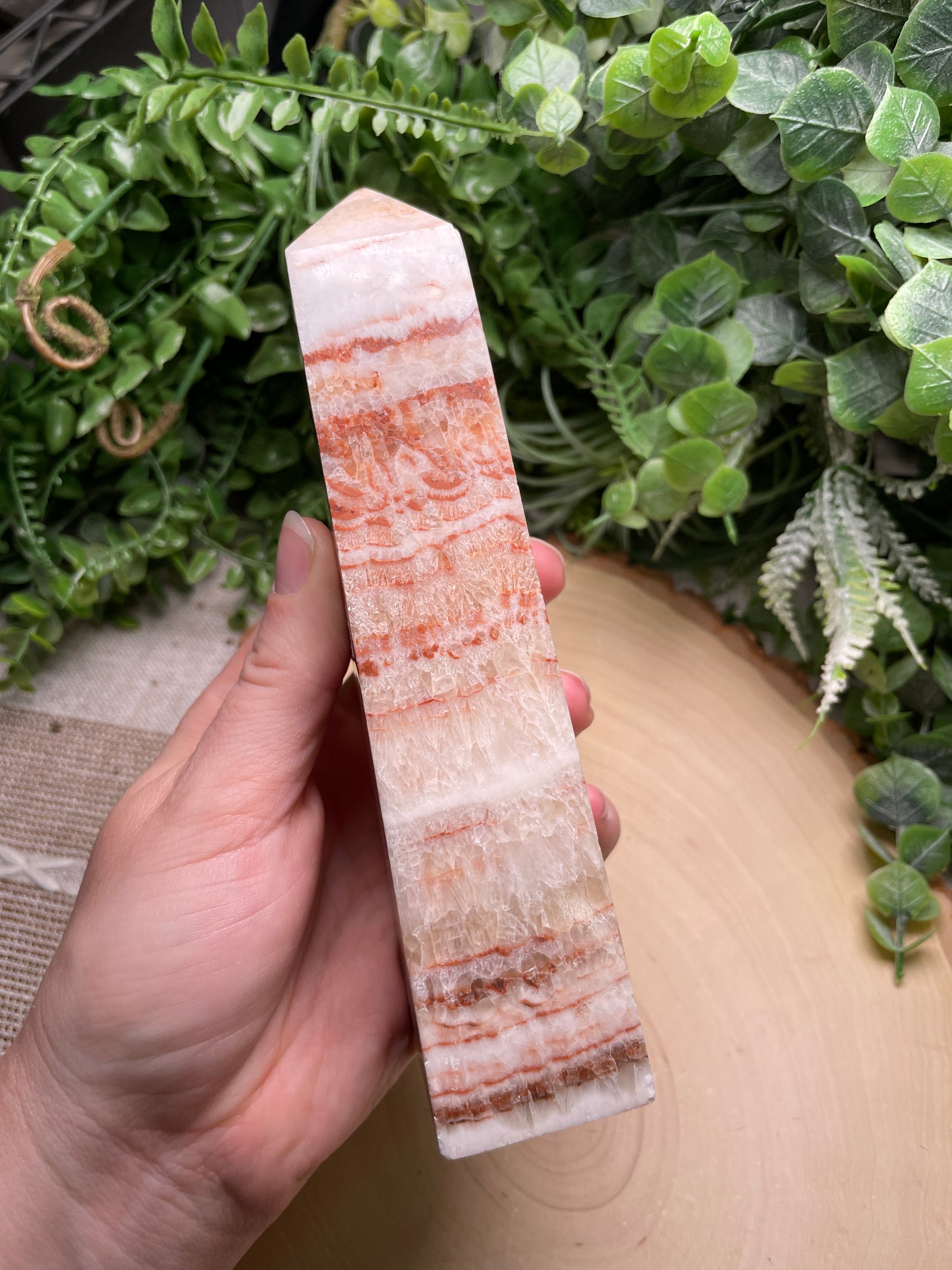 Porkstone Calcite Tower