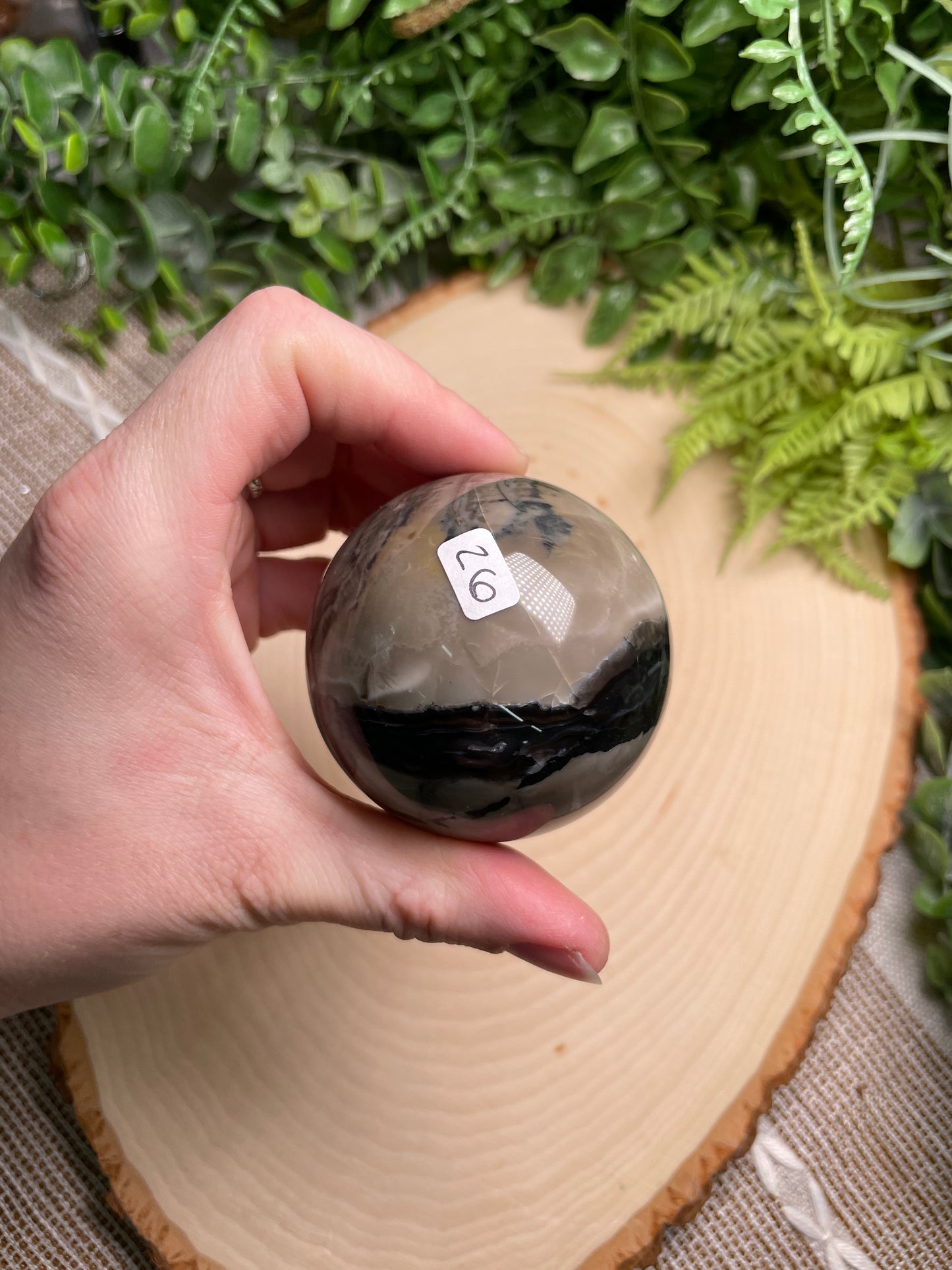 Volcano Agate Sphere