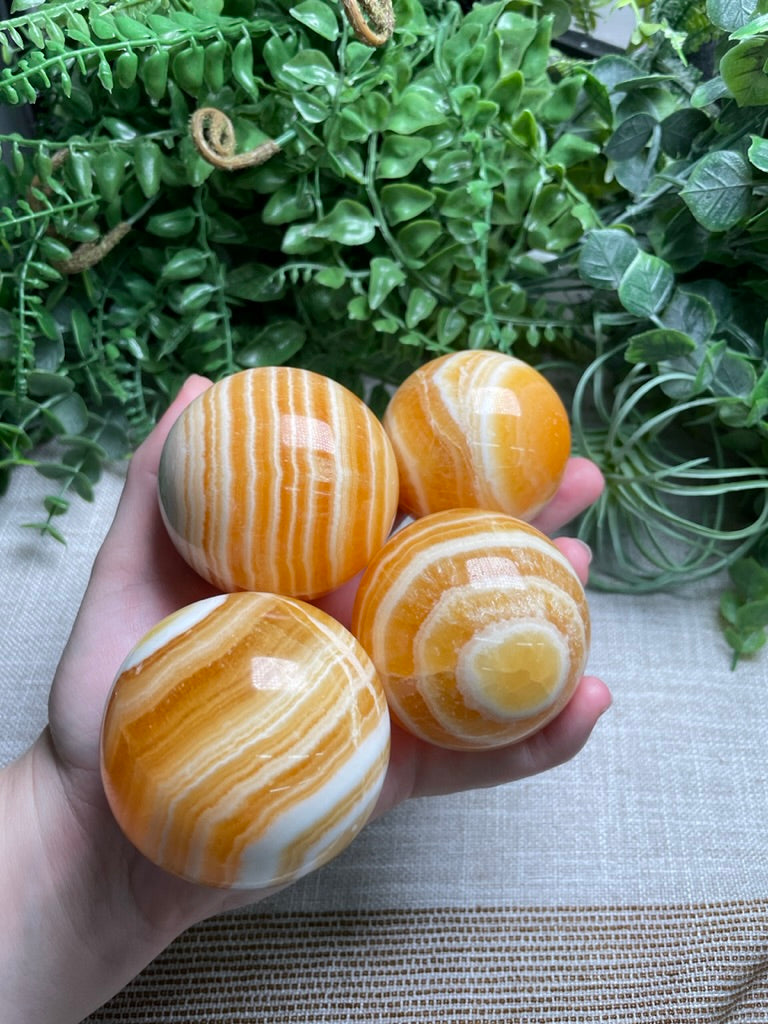 Yellow Calcite Sphere