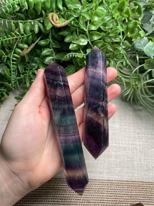 Rainbow Fluorite Wand