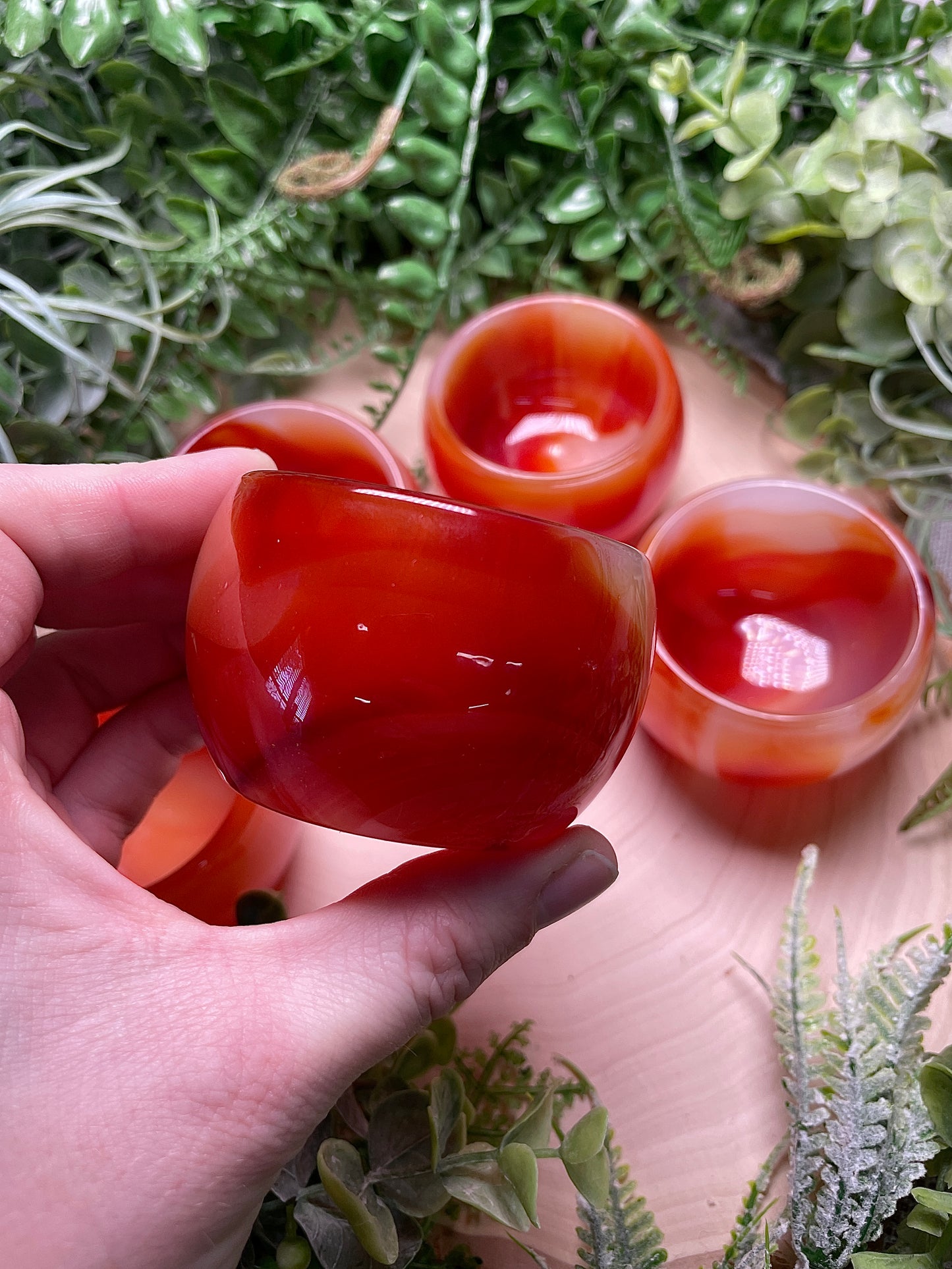 Synthetic Carnelian Bowl