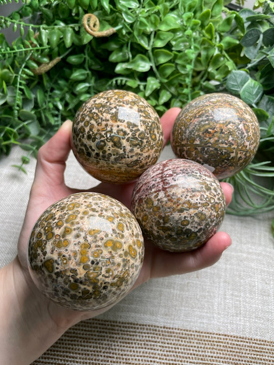 Leopard Skin Jasper Sphere