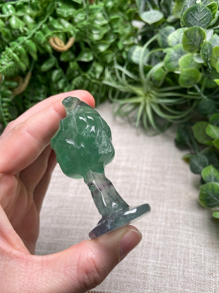 Fluorite Funko Elf (chipped hat)