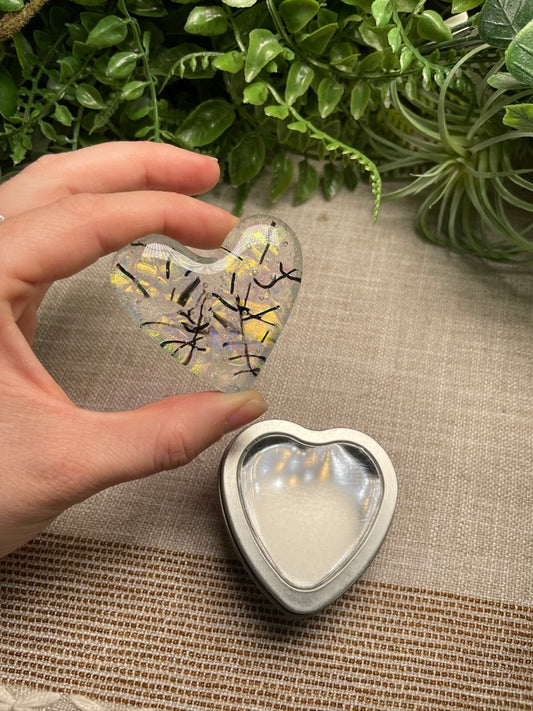 Glass Heart with Box