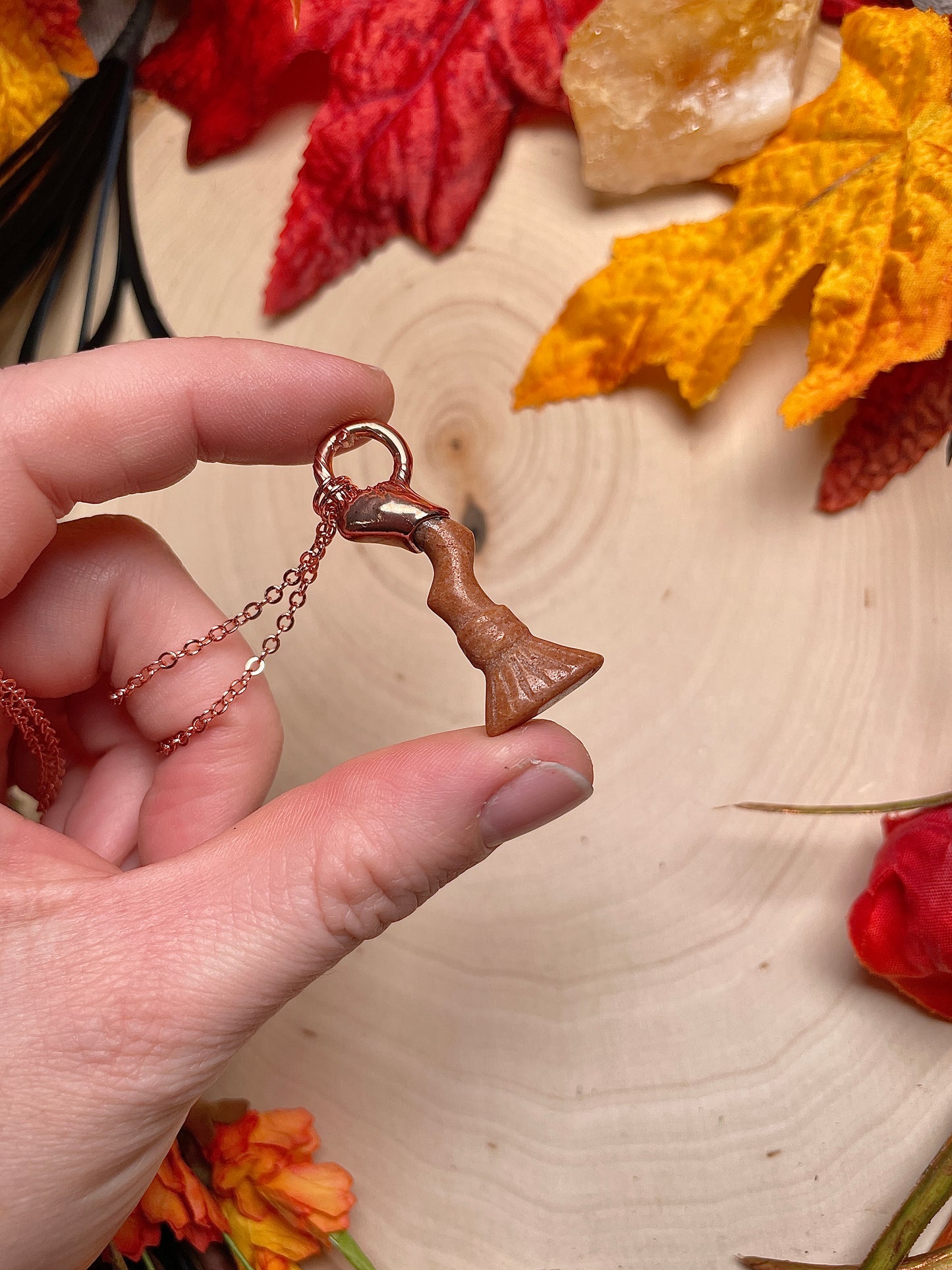 Witch's Broomstick Necklace