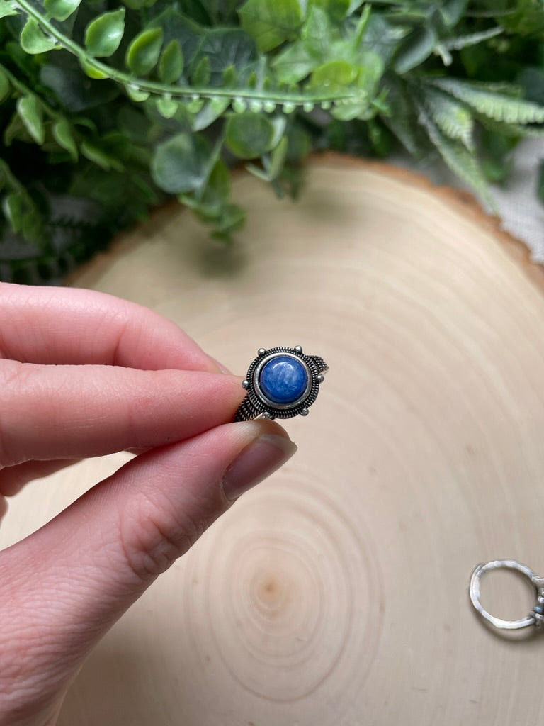 Blue Kyanite Adjustable Ring