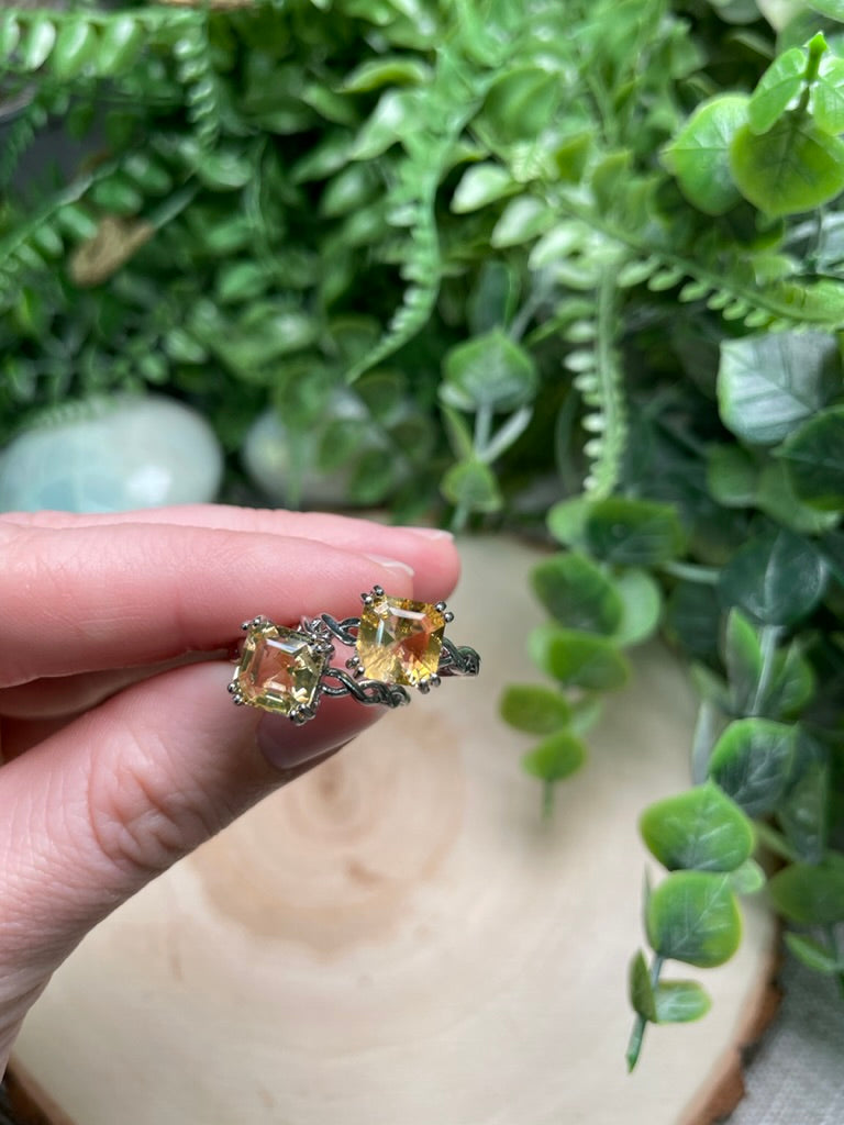 Citrine Adjustable Ring