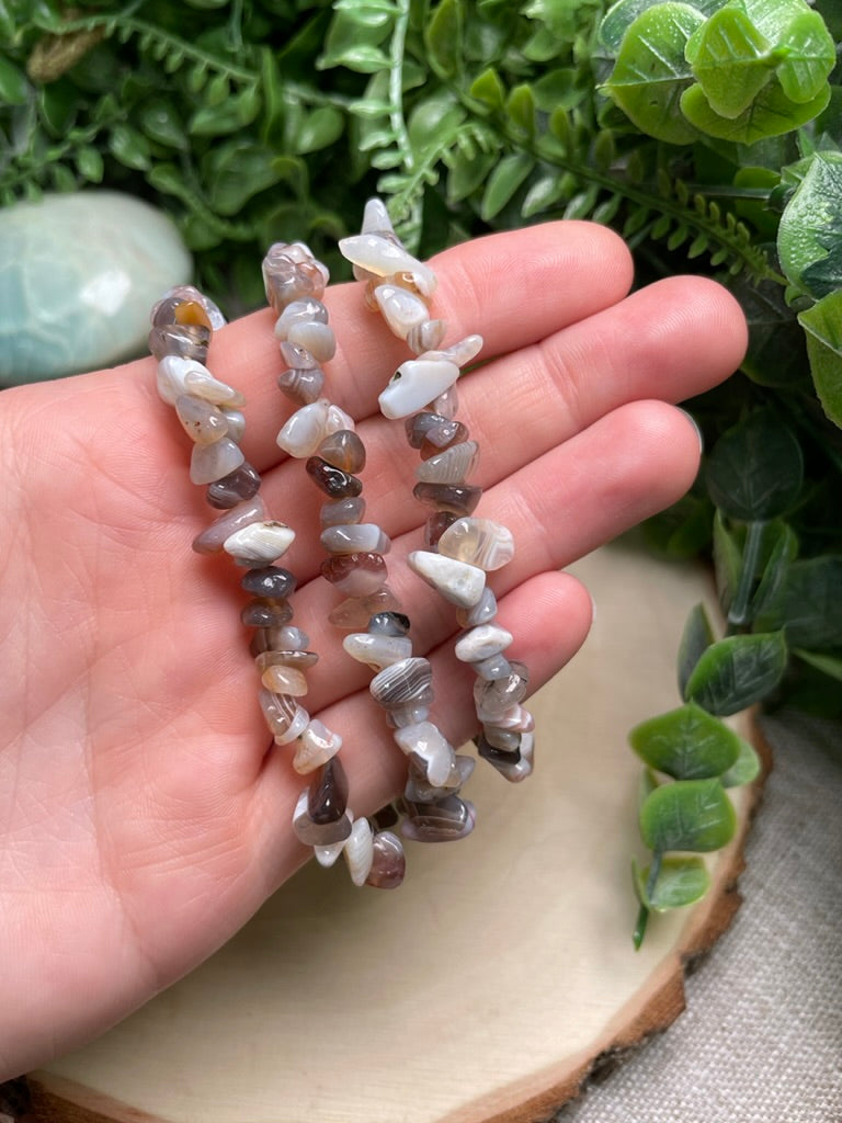 Botswana Agate Chip Bracelet