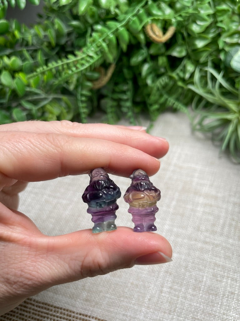 Fluorite Mini Santa