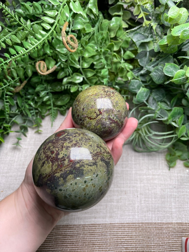 Dragon Blood Jasper Sphere