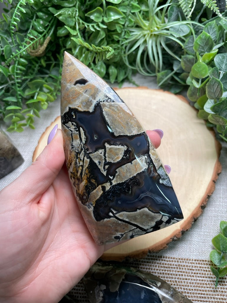 Volcano Agate Freeform