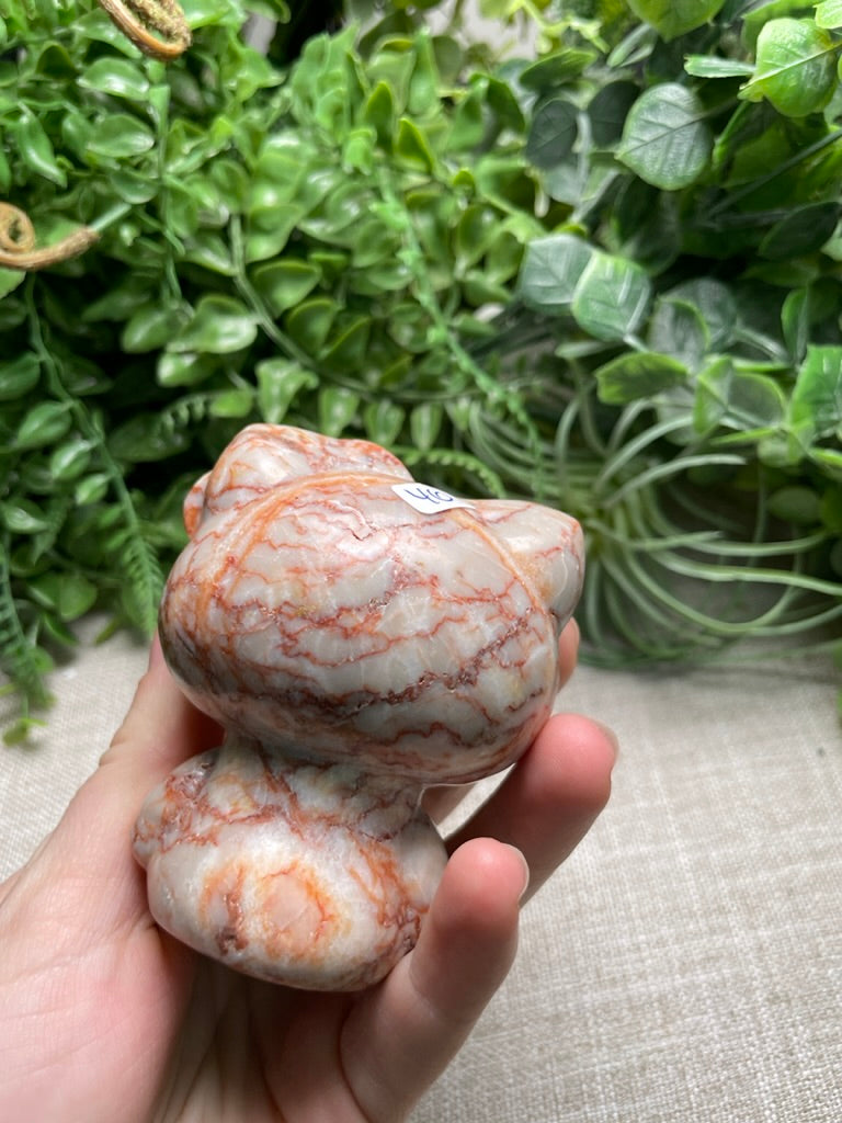 Red Vein Jasper Hello Kitty