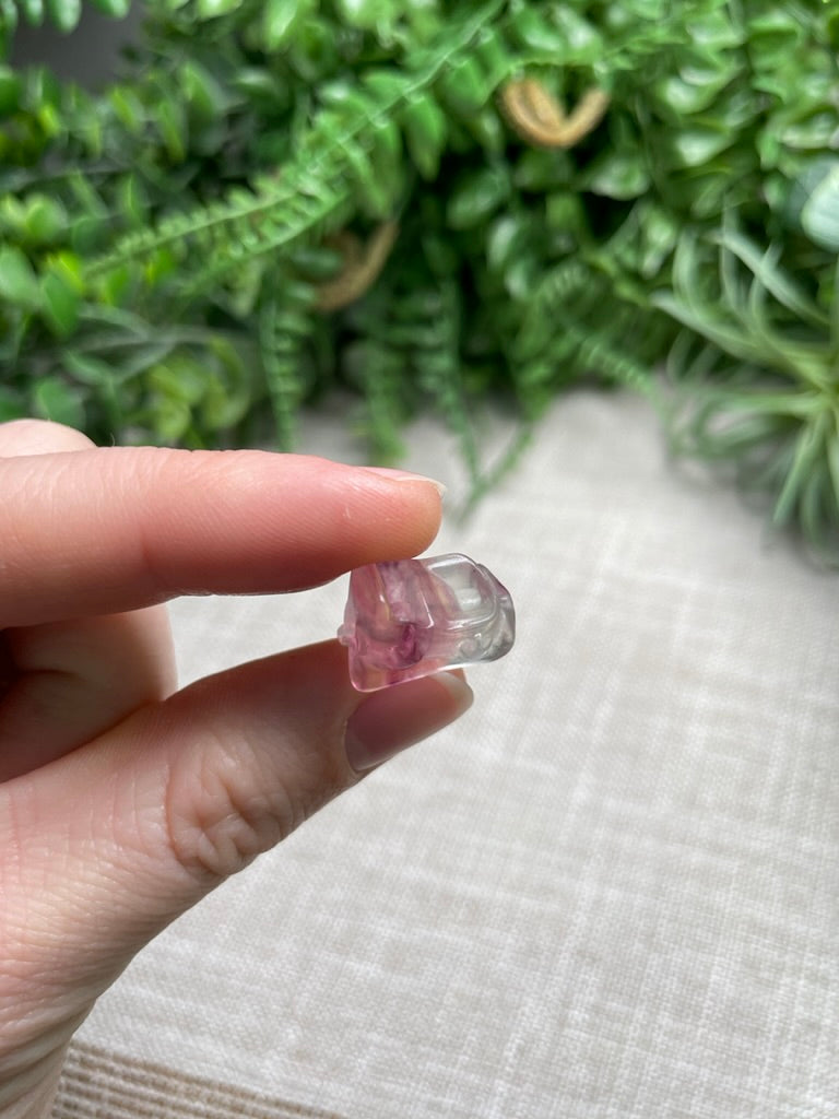 Fluorite Mini Santa's Sleigh