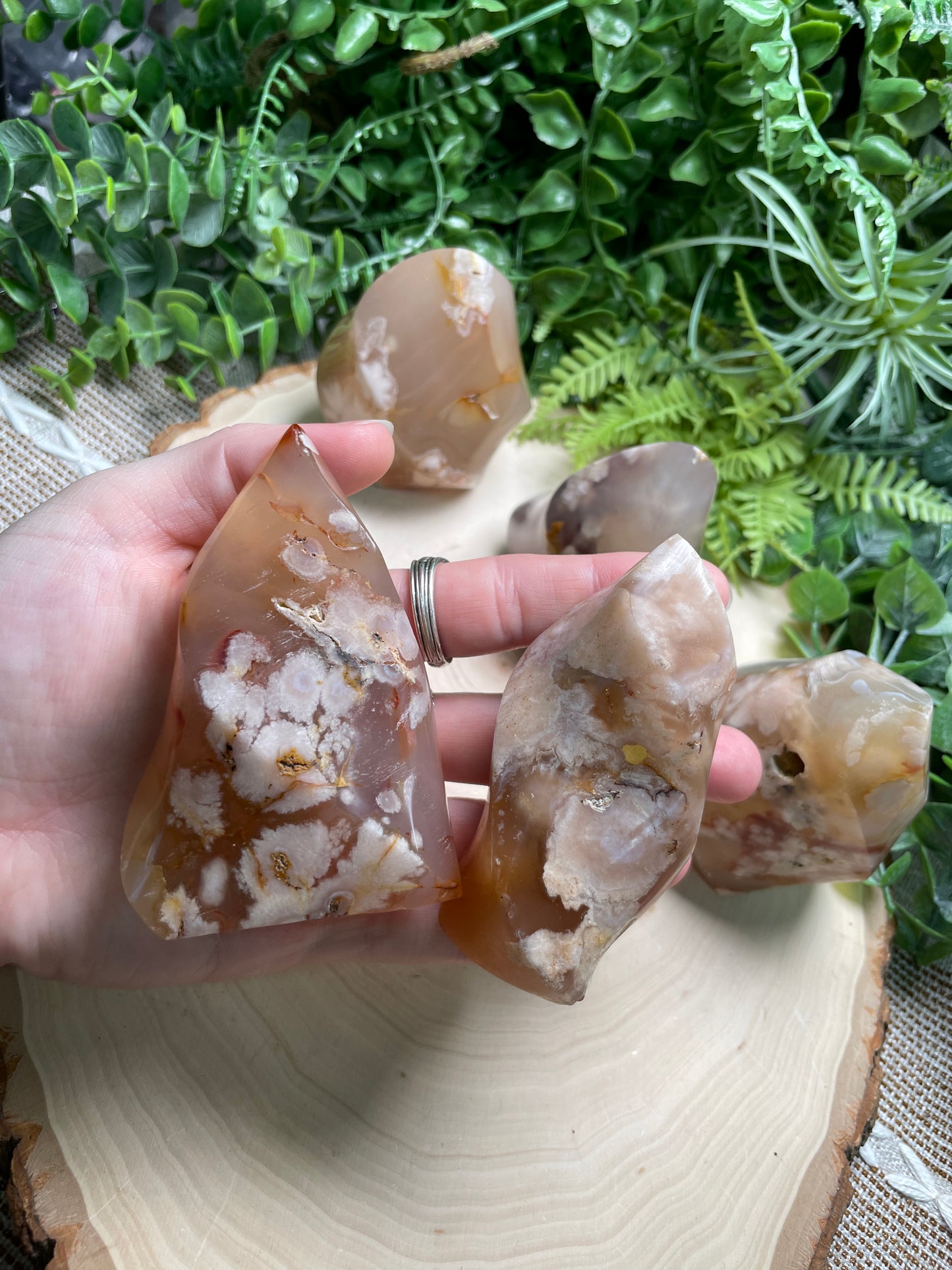 Flower Agate Flame