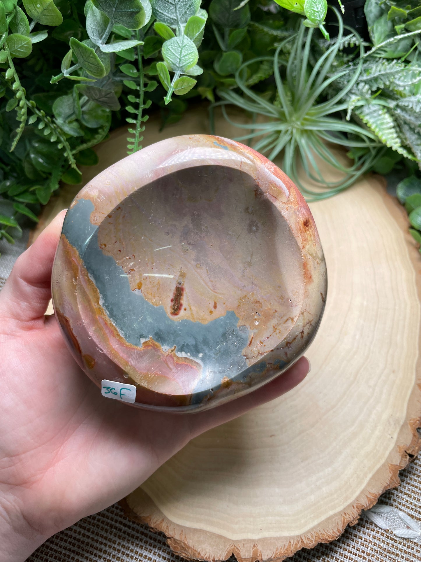 Polychrome Jasper Bowl