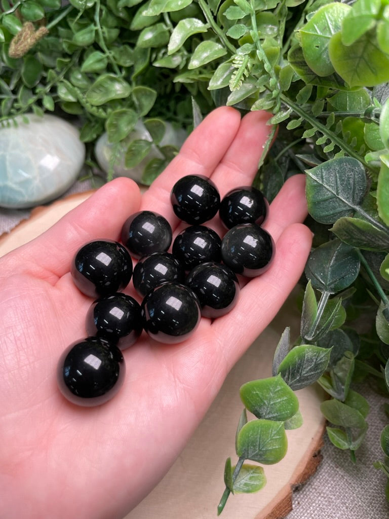 Rainbow Obsidian Sphere