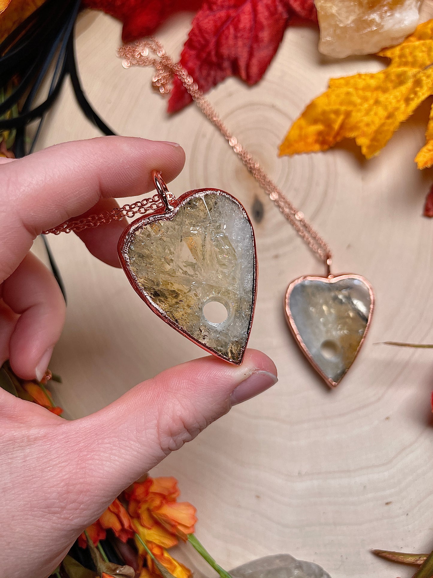 Citrine Planchette Necklace