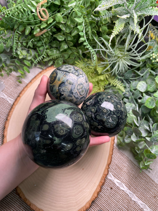 Kambaba Jasper Sphere