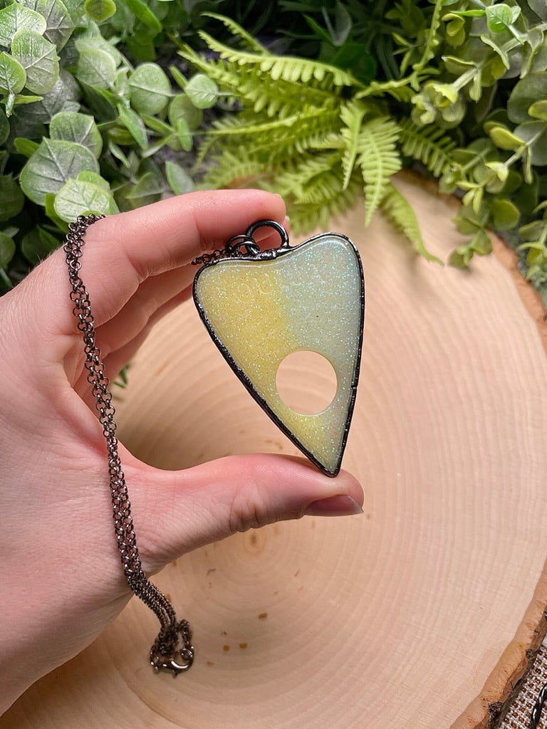 Resin Planchette Necklace