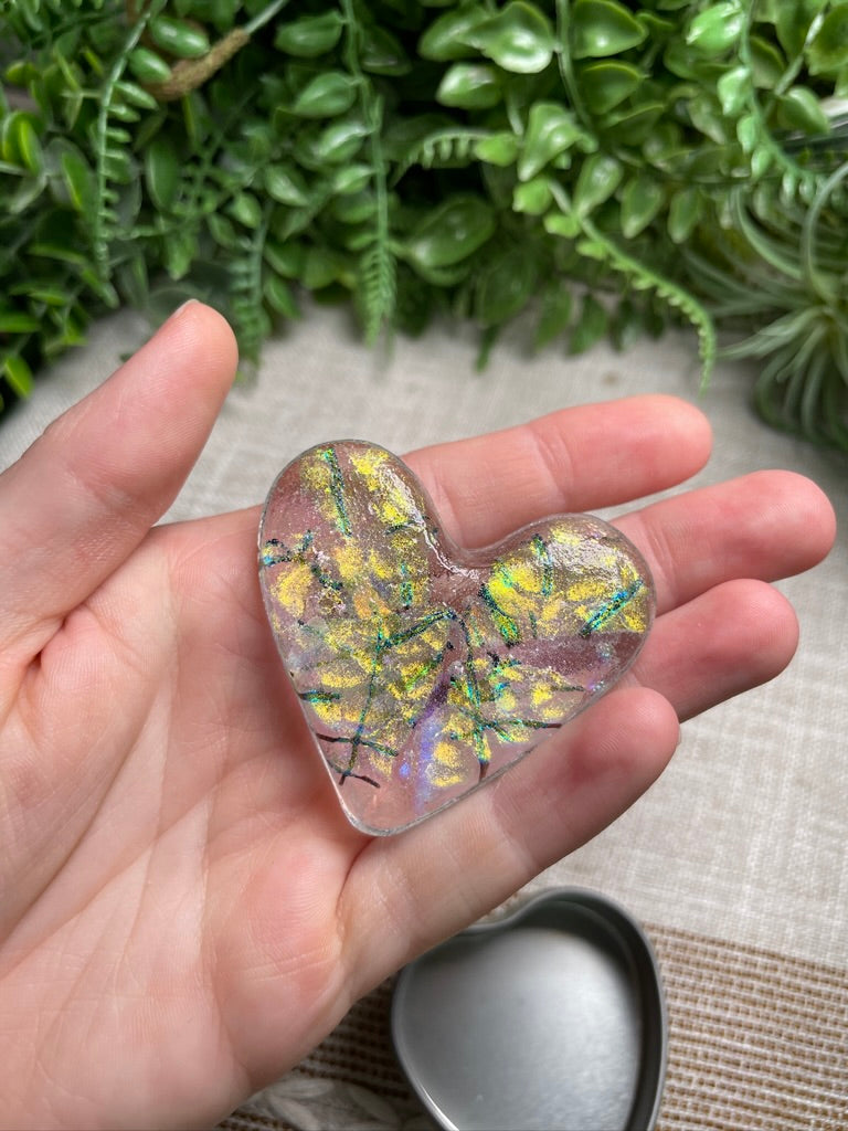 Glass Heart with Box