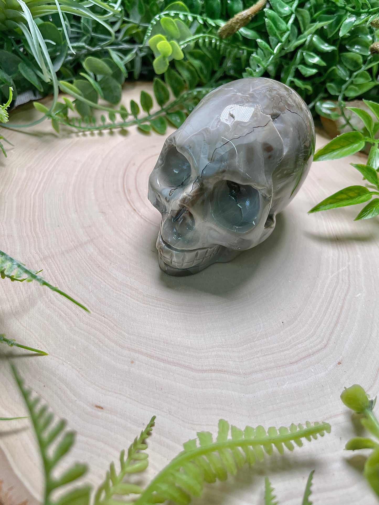 Agate Skull (Chipped)
