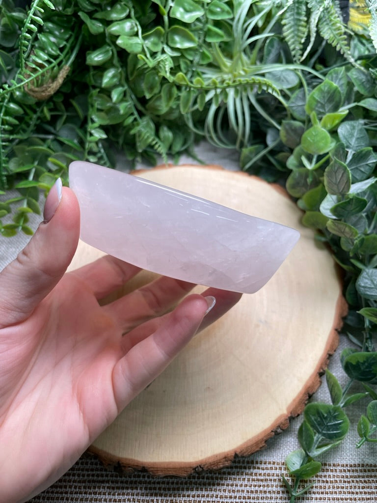 Rose Quartz Heart Dish