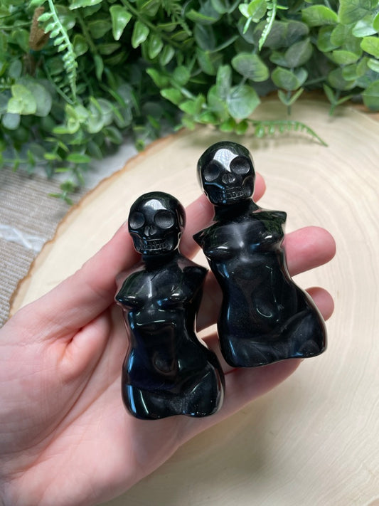 Obsidian Skull Lady Body