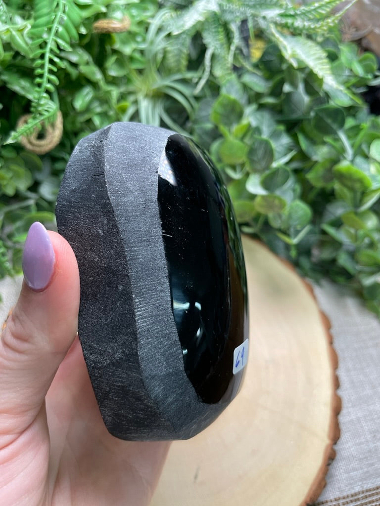 Obsidian Partially Polished Piece