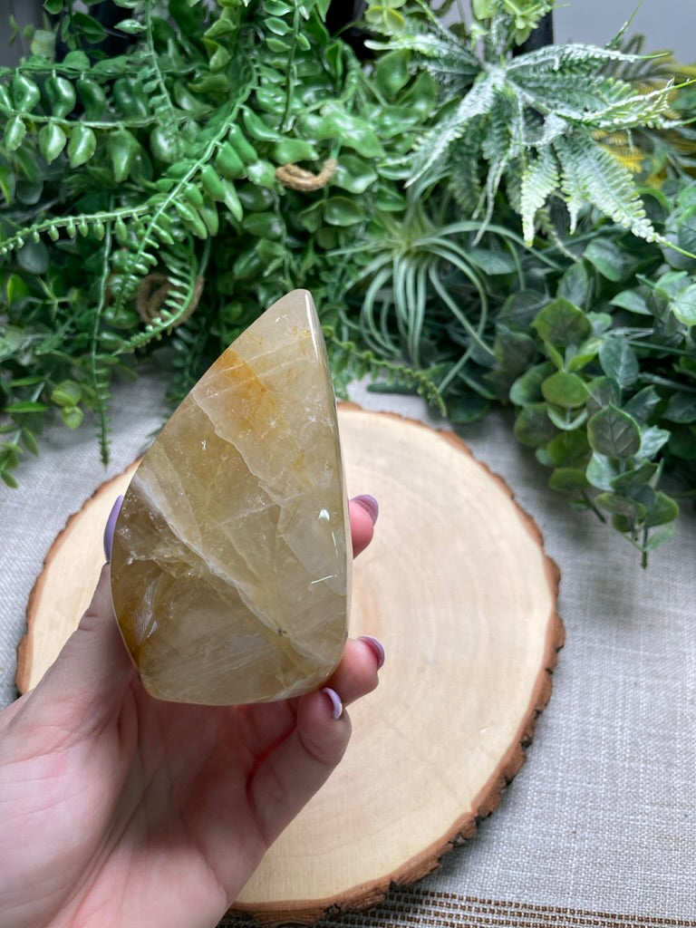 Golden Healer Quartz Flame