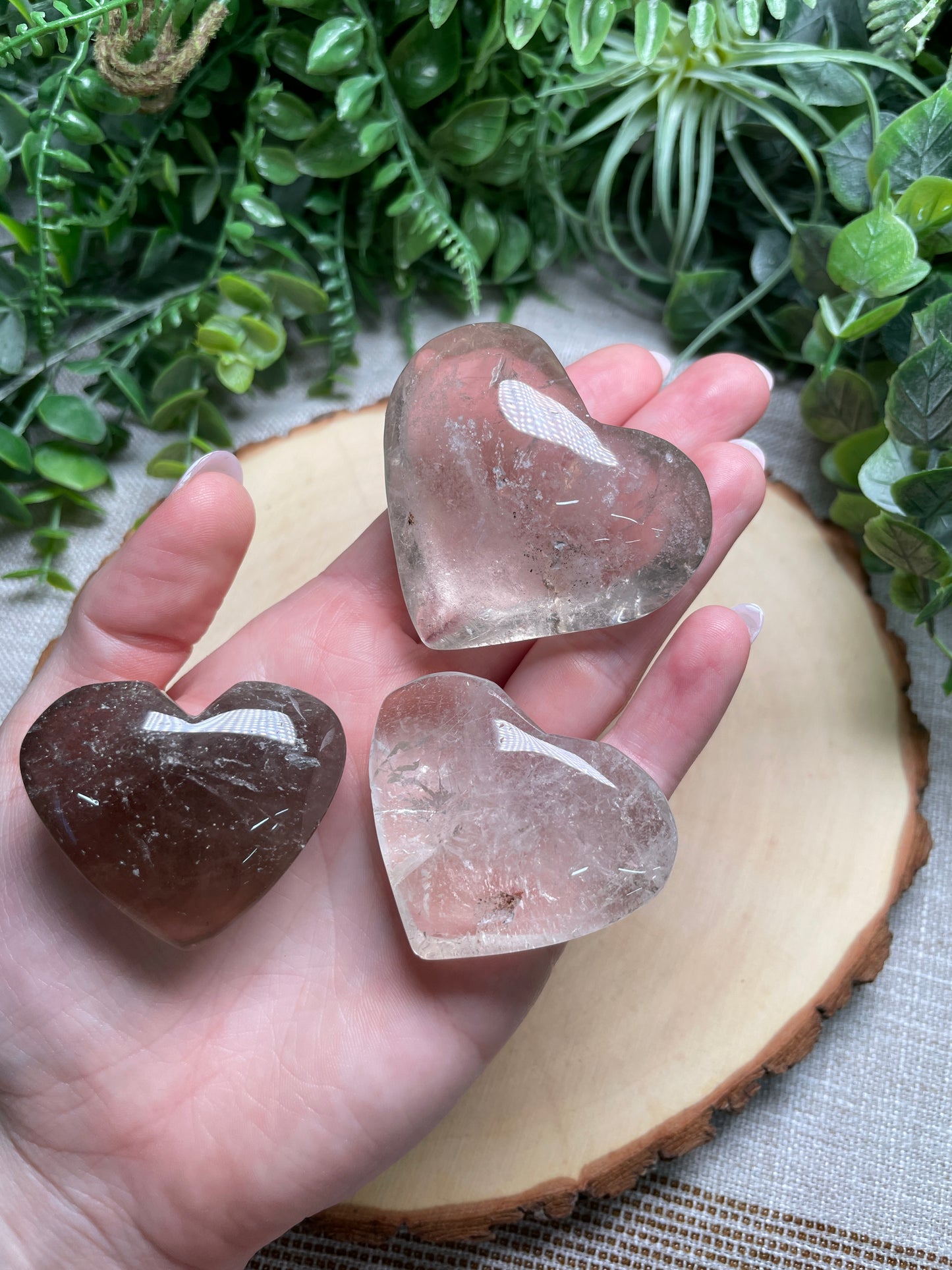 Smoky Quartz Heart