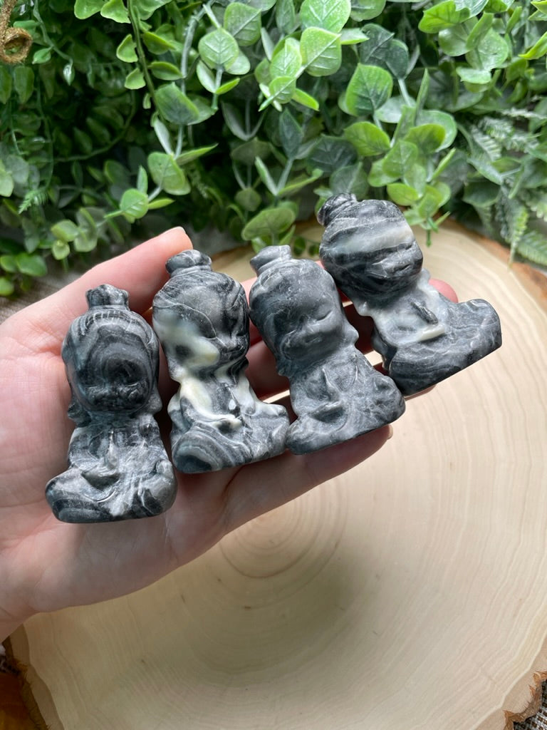 Shell Jasper Buddha