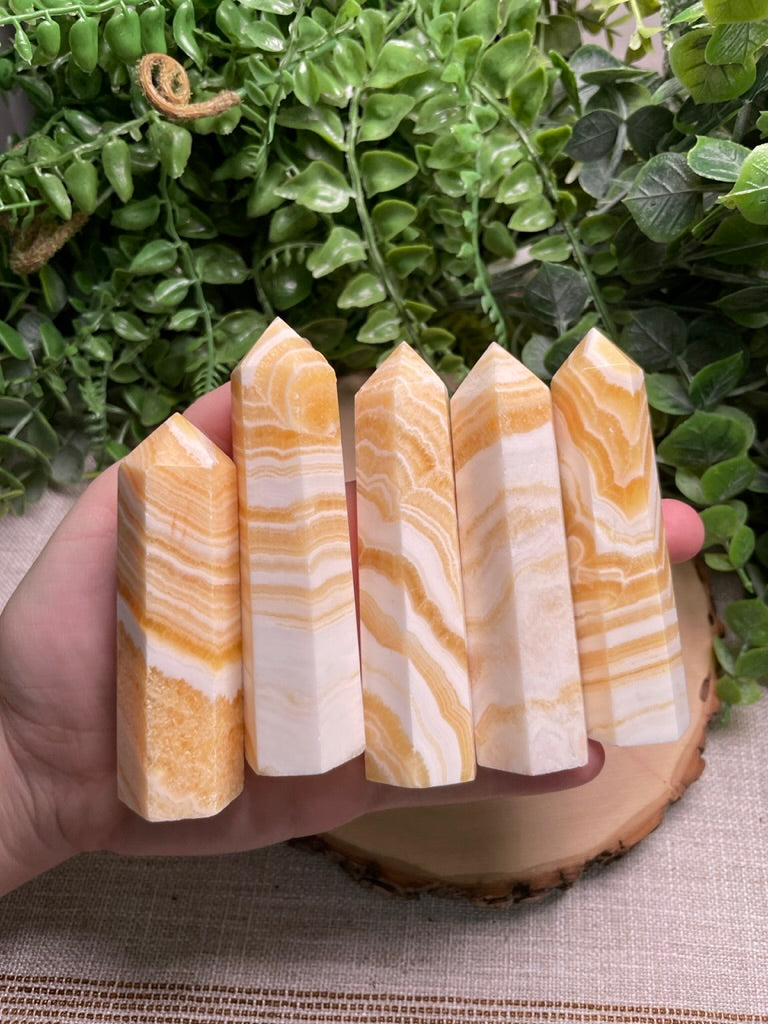 Yellow Calcite Tower