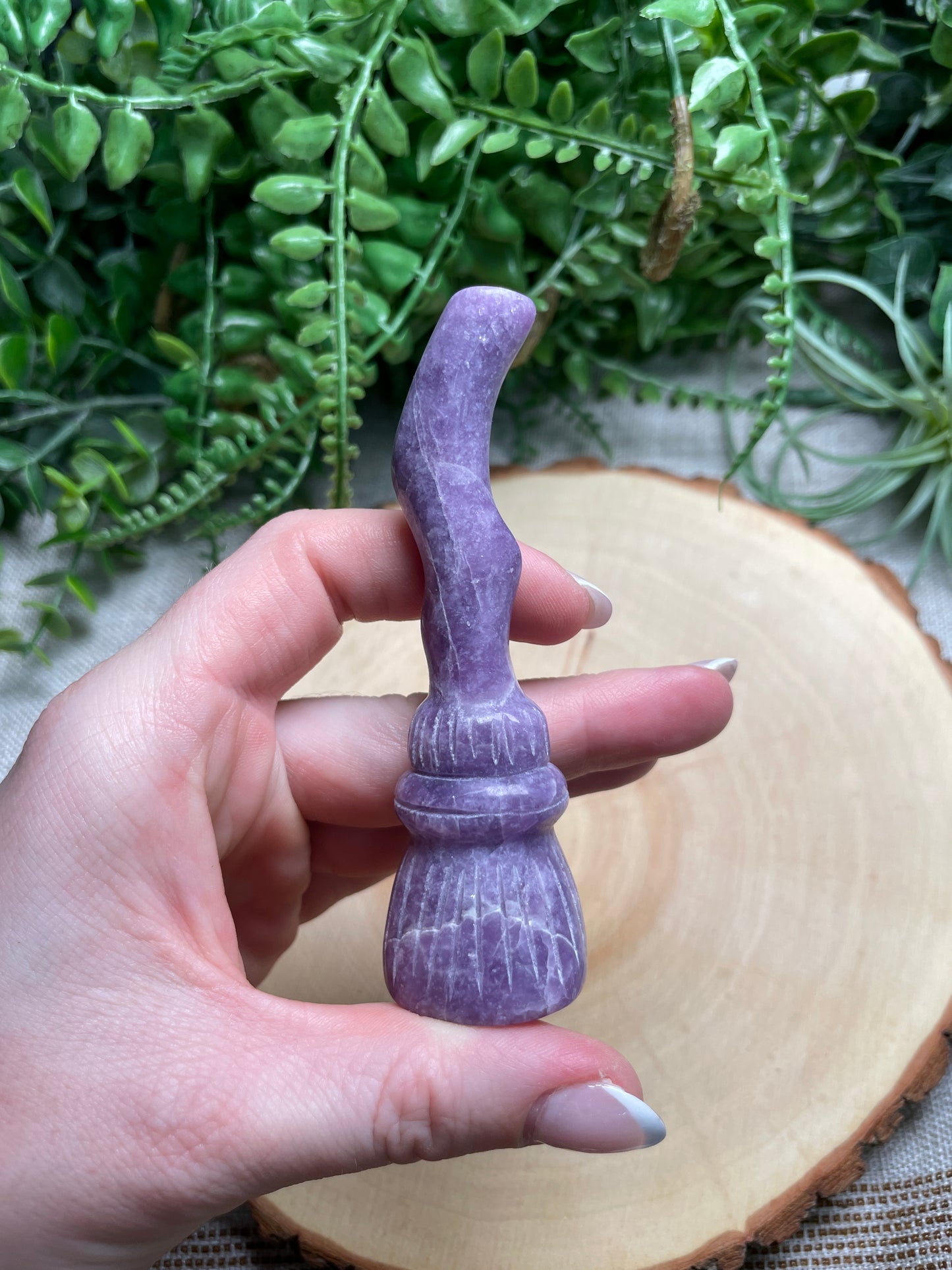 Lepidolite Broomstick