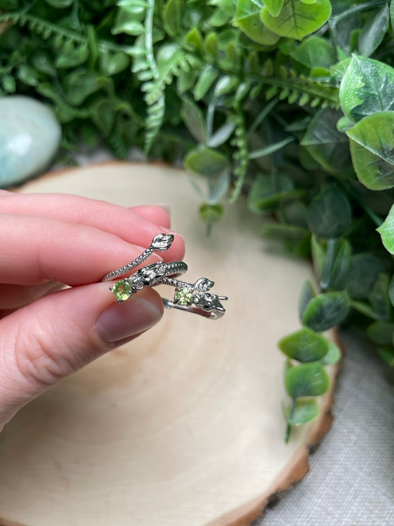 Crystal Dragon Adjustable Ring