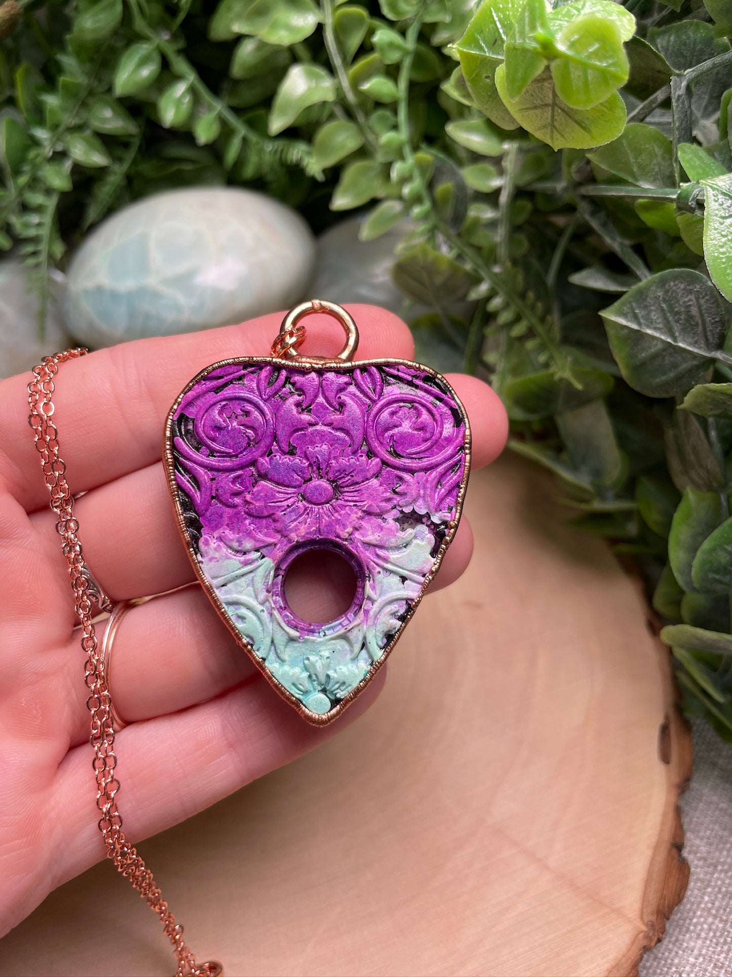 Resin Planchette Necklace