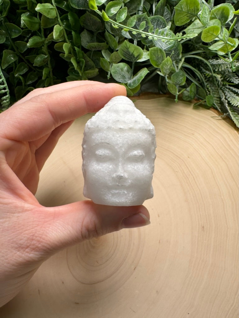 Synthetic Jade Two-Faced Buddha