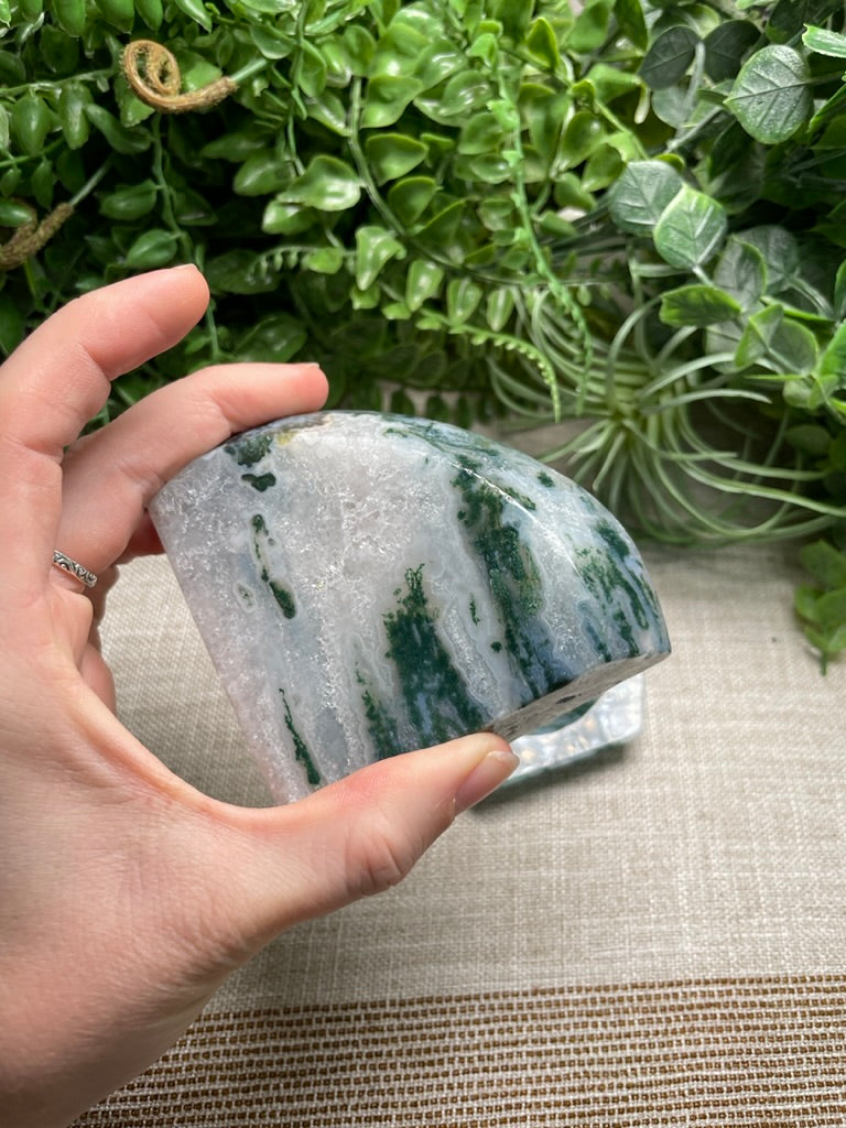 Moss Agate Bowl