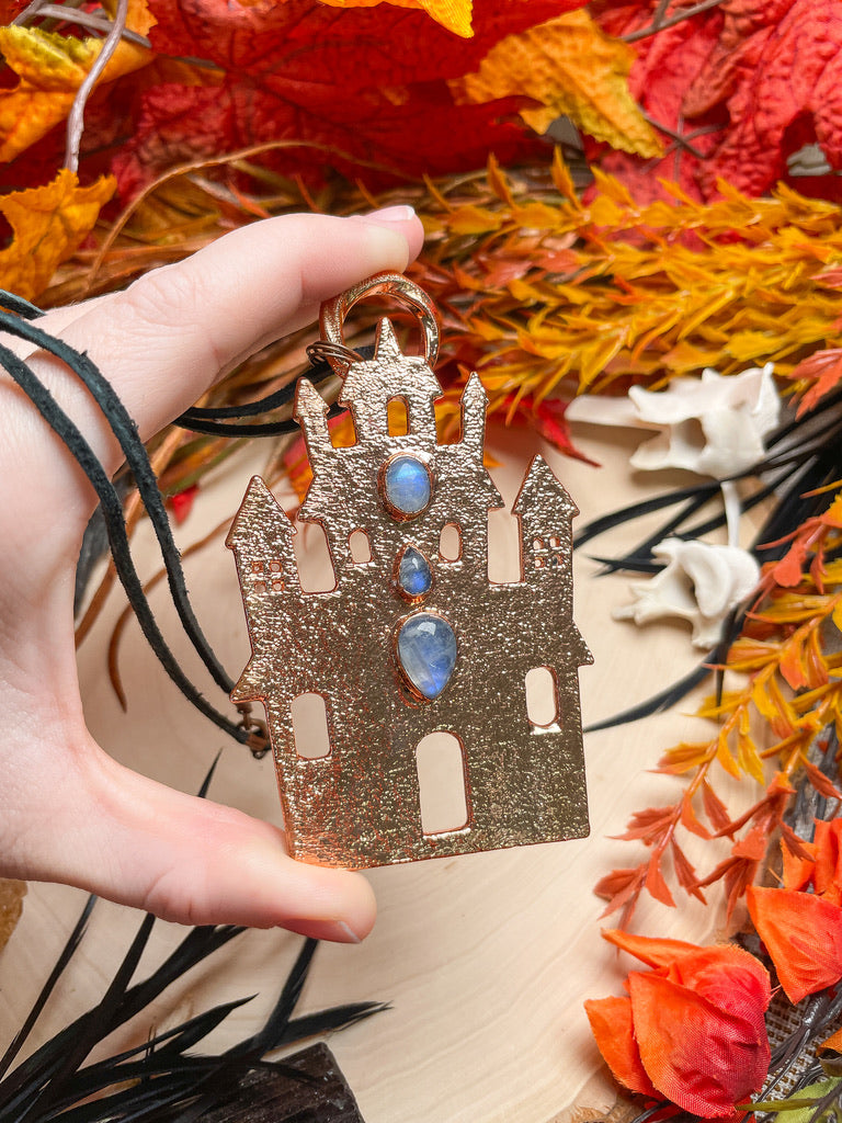 Moonstone Haunted Mansion Necklace