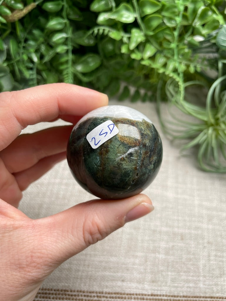 Moss Agate Sphere