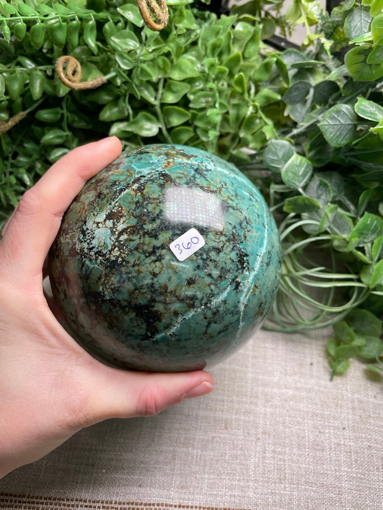 XL Chrysocolla Sphere