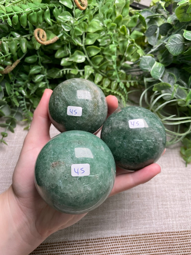 Green Strawberry Quartz Sphere