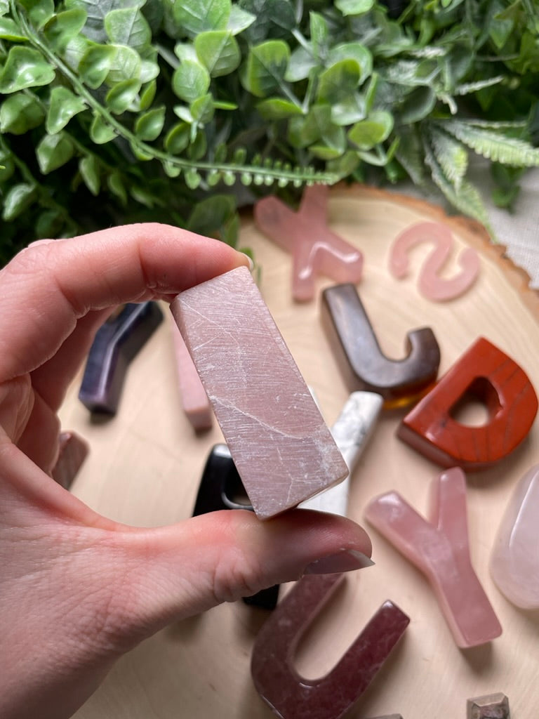 Crystal Alphabet Letter