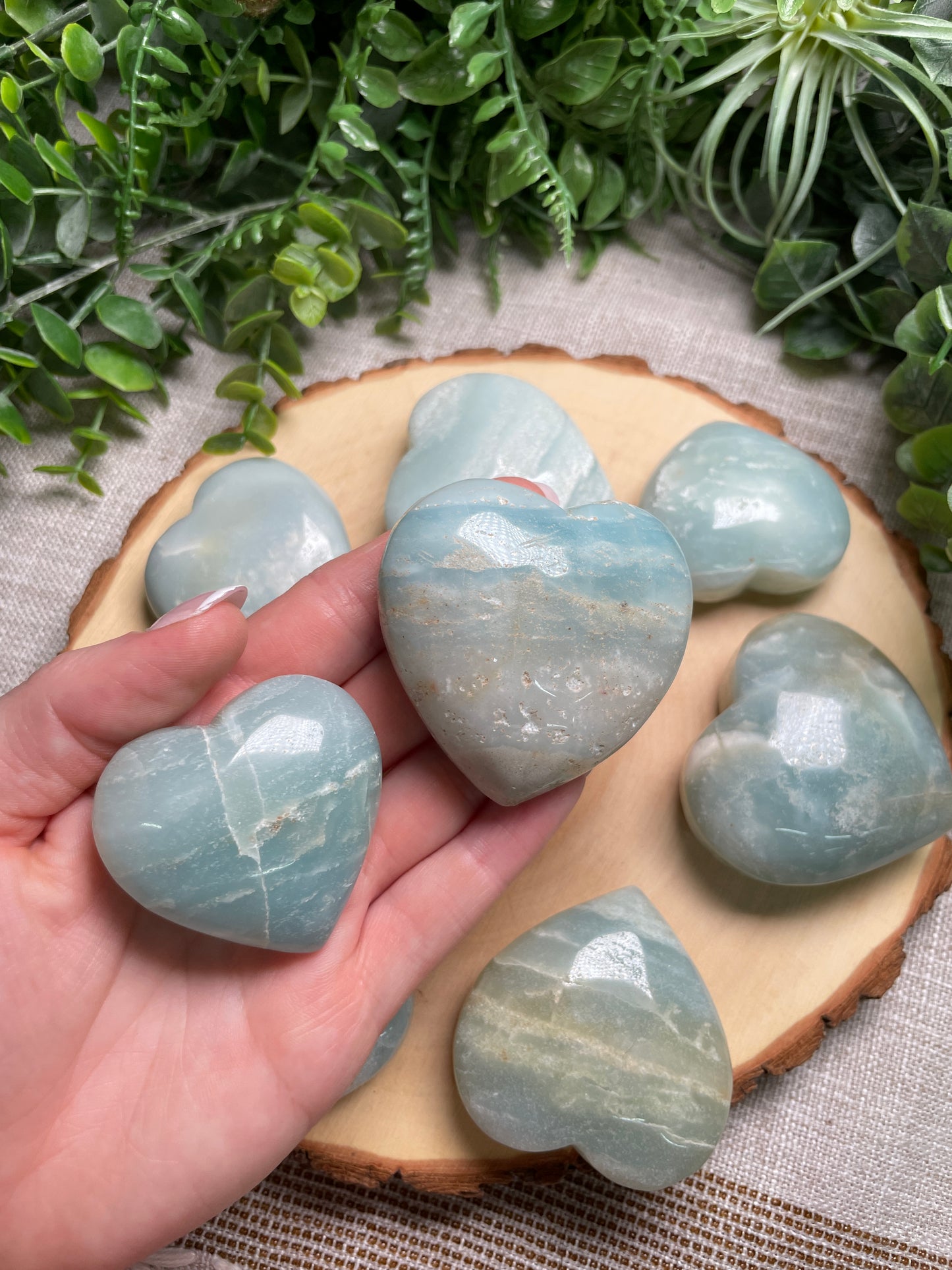 Amazonite Heart