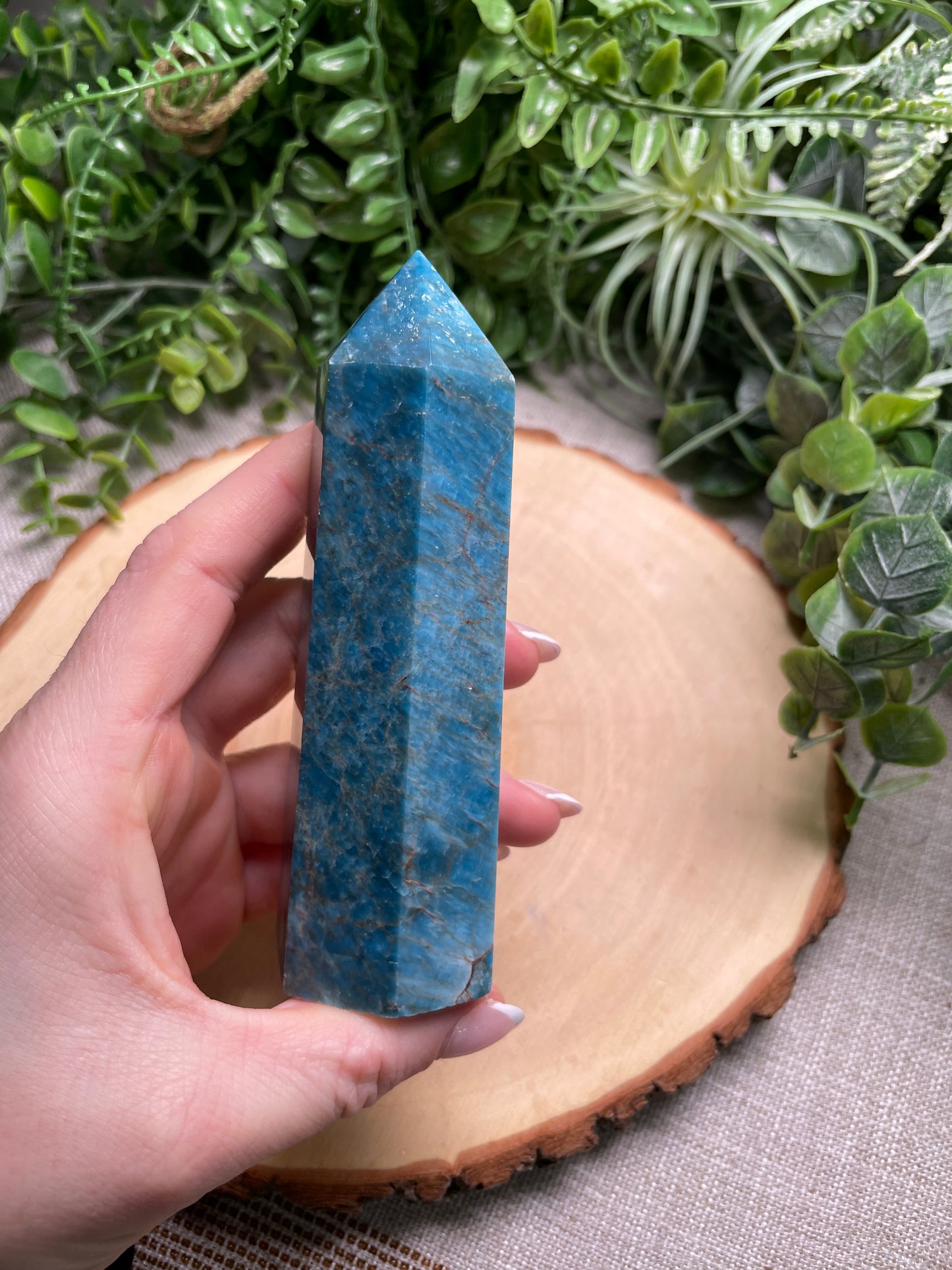 Blue Apatite Tower